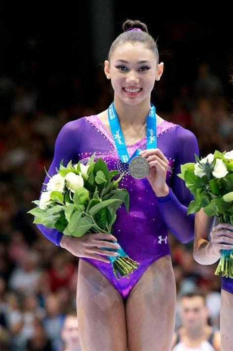 Kyla Ross Silver On Uneven Bars 2013 World Championships