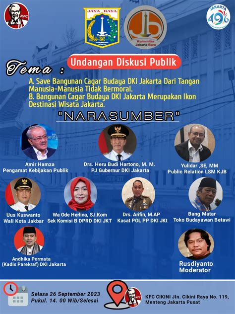 Diskusi Publik Selamatkan Bangunan Cagar Budaya Di DKI Jakarta