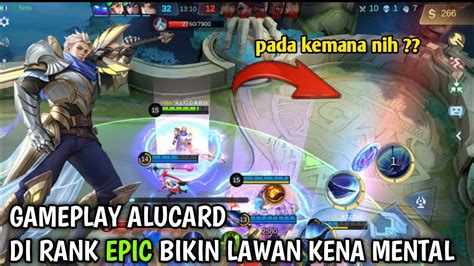 ALUCARD SOLO RANK DI RANK EPIC ALUCARD GAMEPLAY MOBILE LEGENDS