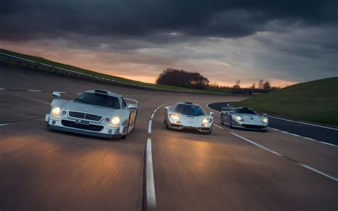 Mercedes Benz CLK GTR McLaren F1 and Porsche 911 GT1 Straßenversion