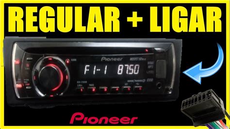 Instalação e regulagem rádio PIONEER DEH 2150UB ALANROD YouTube