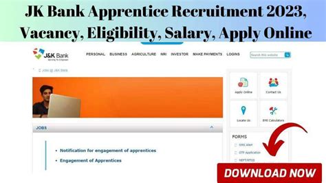 Jk Bank Apprentice Recruitment Vacancy Eligibility Salary