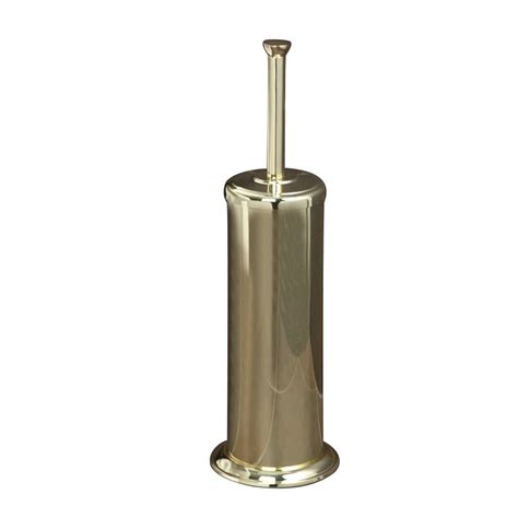 Barclay Darla Polished Brass Stainless Steel Toilet Brush Holder At