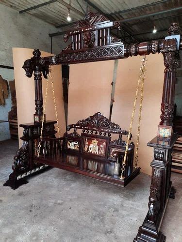 Rosewood Swing Rosewood Traditional Swing Oonjal Jhula For Indoor