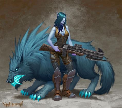 Velf Hunter By Vanharmontt On Deviantart World Of Warcraft Warcraft