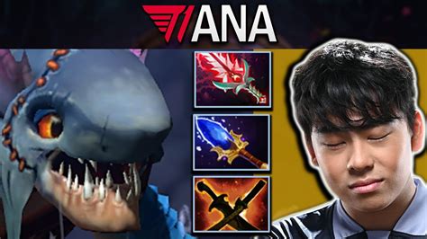 Slark Dota Gameplay T Ana With Sny And Aghanims Imba Ti