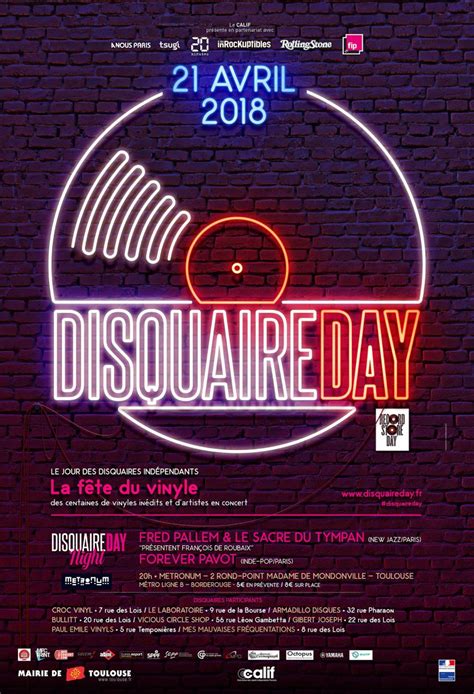 Disquaire Day 2018 Soirée de clôture Fred Pallem le Sacre du