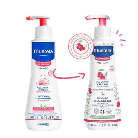 Gel Lavante Mustela Pele Sensivel - Gel Lavante Calmante Mustela Pele Muito Sensível 300ml