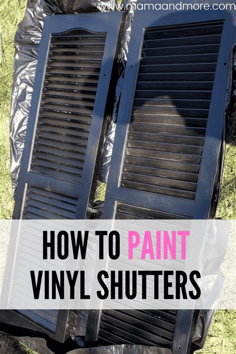 Ultimate Guide To Painting Vinyl Wood Or Plastic Shutters Painting Art Painting Art