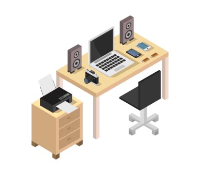 Design Concept Illustration Vector Art Png Isometric Laptop