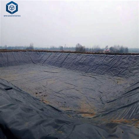 500 Micron HDPE Sheet Reservoir Ditch Liner Supplier Geomembrane For