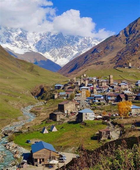 The Georgian village of Ushguli in the Caucasus : r/backpacking