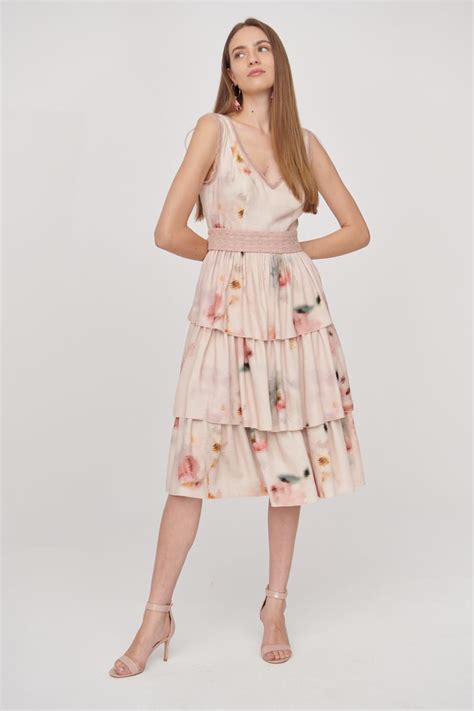 Sukienka Velori BS Nude Monet Sklep Internetowy Blue Shadow