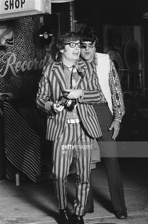 Actor Mike Myers As Austin Powers And Host Jay Leno During The Jay