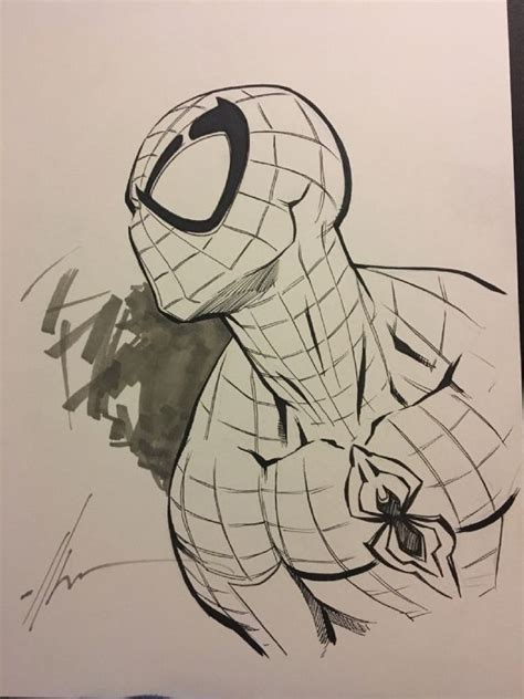 Spider Man By Ale Garza Comic Art Spiderman Drawing Spiderman Art