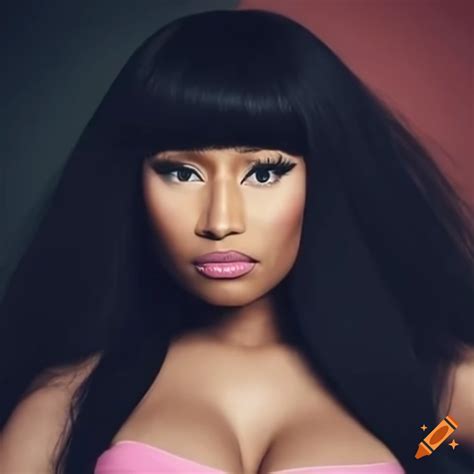 Silicone Mask Of Nicki Minaj On Display On Craiyon