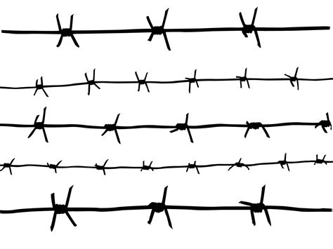 Black Barbed Wire Clipart Best