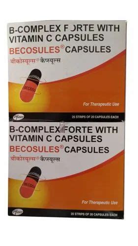 Brand Becosules B Complex Forte With Vitamin C Capsules At Rs 33 98