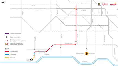 Así Será La Segunda Línea Del Metro De Bogotá Infobae