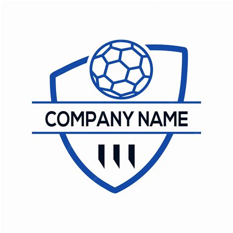 Premium Vector | Modern football team logo design template