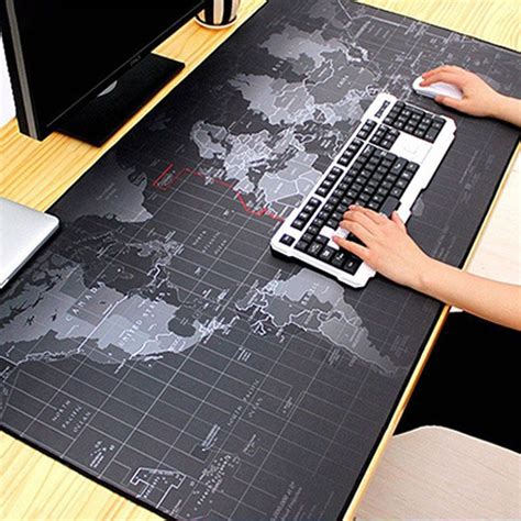 Mousepad Gamer Mega Gigante ESTAMPA MAPA MUNDI ESCOLHA O TAMANHO