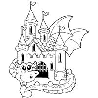 Fairy Tale Castle Pages Coloring Pages