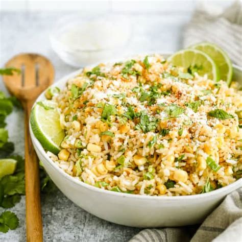 Esquites Inspired Mexican Street Corn Rice Bowls