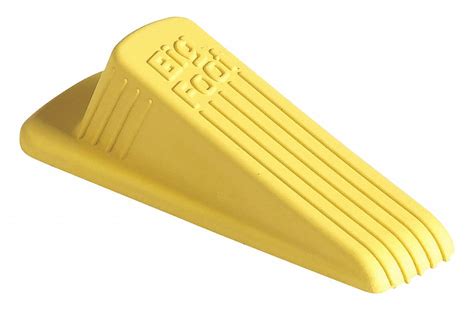 Big Foot Yellow Vulcanized Rubber Door Wedge 8tpk4911 Grainger