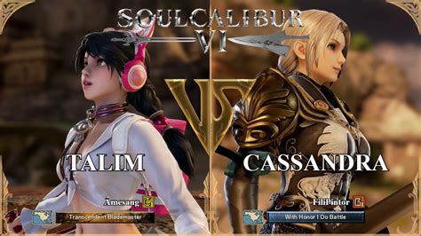 Soulcalibur Vi Amesang Talim Vs Filipintor Cassandra Xbox