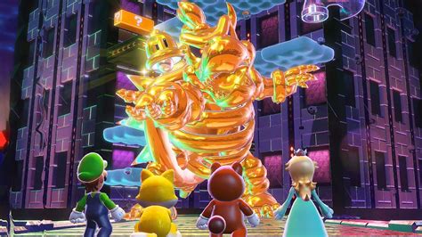 What Happens When Golden Bowser Is The Final Boss In Super Mario 3d