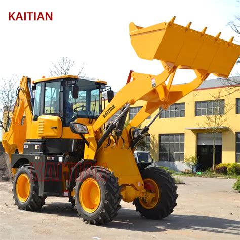 Kt40 28A Multifunction Backhoe Front End Loader Articulated Backhoe