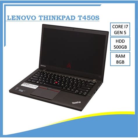 Lenovo Thinkpad T450s Intel Core I7 5th Generation Dubizzle