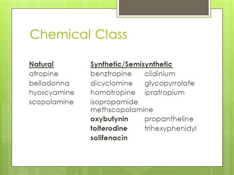 Cholinergic Blocking Drugs Mosby Items And Derived Items © 2011 2007