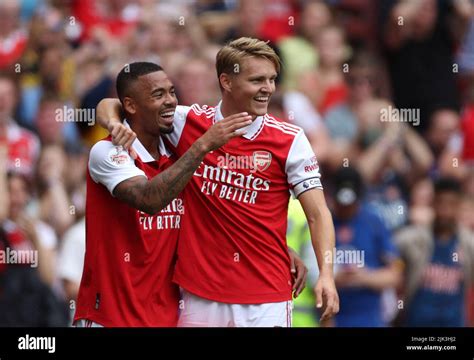 Gabriel Jesus Arsenal Celebrates Hi Res Stock Photography And Images