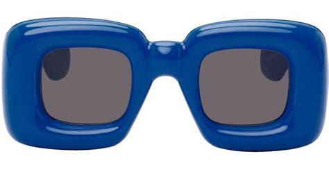 Loewe Blue Inflated Sunglasses Lyst