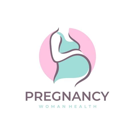 Premium Vector Pregnancy Pregnant Woman Maternal Logo Vector Icon