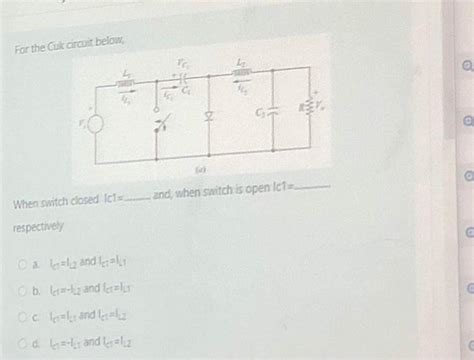 Solved Sol Fort The Circuit Below With Inductive Load C