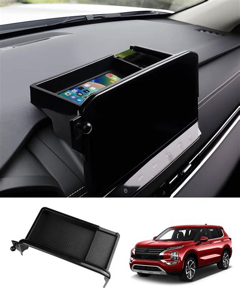 FIILINES Dashboard Storage Tray Compatible With Mitsubishi Outlander