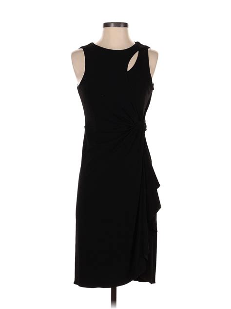 Catherine Catherine Malandrino Women Black Casual Dress 4 Ebay