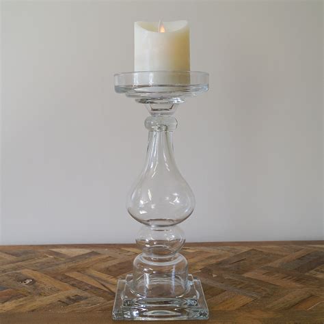 Glass Candle Holder - Charlotte's Interiors