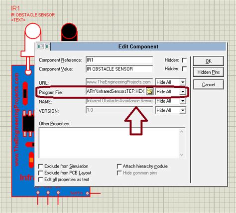 Infrared Sensor Library For Proteus The Engineering Projects