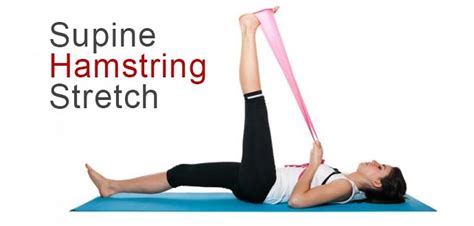 Supine-Hamstring-stretch - Health Secrets