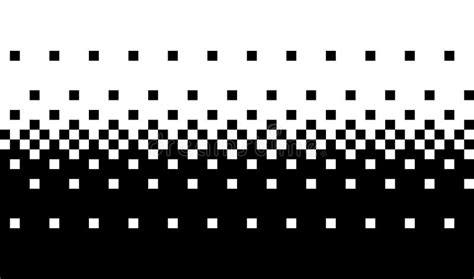 Black And White Seamless Background In Pixel Art Style 8 Bit Dithering