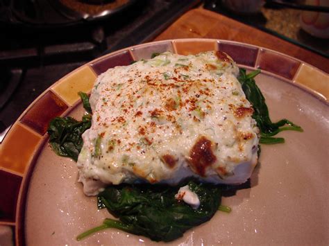 Baked Halibut With Sour Cream And Dill Chez Carr Cuisine