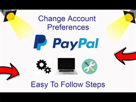 How To Change PayPal Account Preferences YouTube