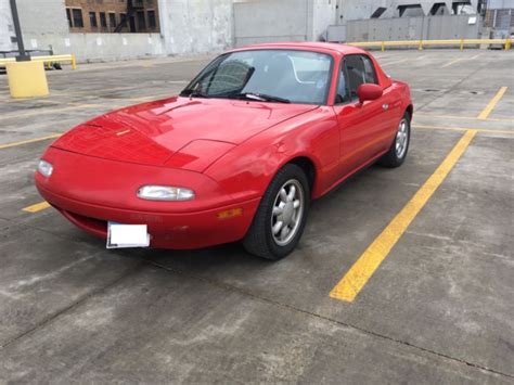 1990 Mazda Miata W Hardtop Low Mileage For Sale Mazda Mx 5 Miata