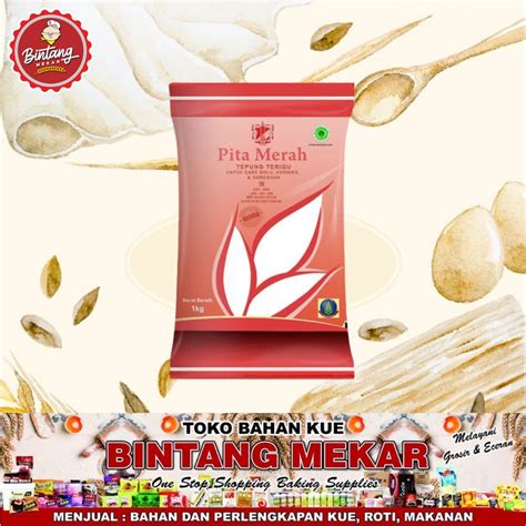 Jual Tepung Terigu Sriboga Pita Merah Shopee Indonesia