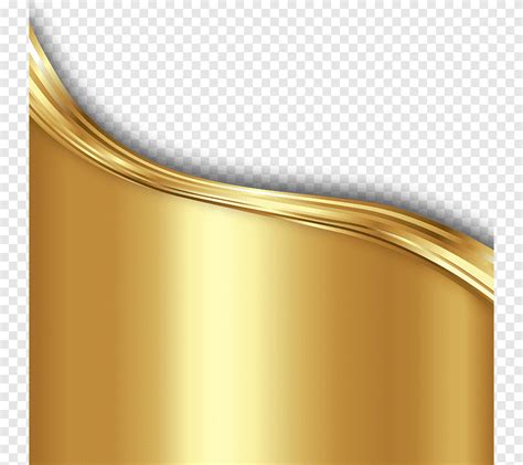 Oro Fondo Dorado Textura L Neas Onduladas Material Ngulo Marr N Png