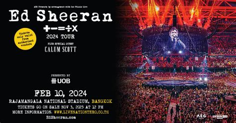 “ed Sheeran” พร้อมกลับมาเจอแฟนชาวไทยใน “ed Sheeran ‘ ÷ X