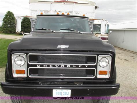 1972 Chevrolet C60 Custom Grain Truck In Sloan Ia Item G9955 Sold Purple Wave